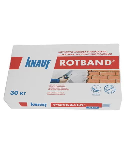 0bb35a69201f11f0b7de901b0ecd7ae4_67aab2ee059a11f1b80cb42e99ccff36 Суміш KNAUF НР Ротбанд Г.2 ШТ 7-2, 30 кг - Зображення 1