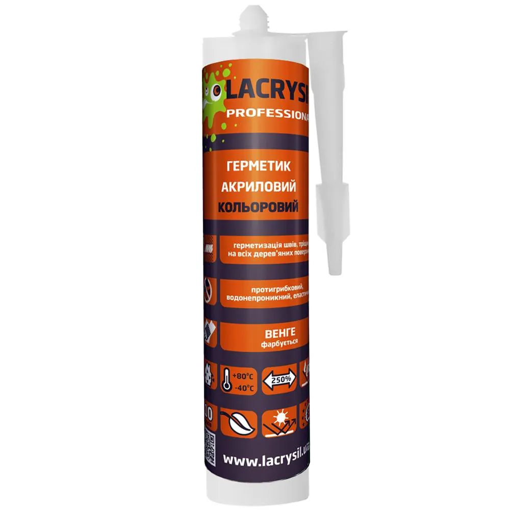 8f9e6c192b2d11f0b7de901b0ecd7ae4_1b47aa510ccd11f1b80cb42e99ccff36-1 Герметик LACRYSIL акриловий кольоровий "Венге" 0,4мл - Зображення 1