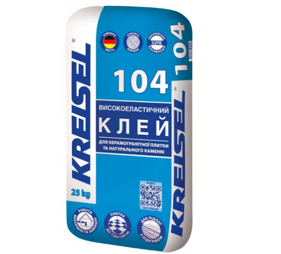 b248fb7a2a5611f0b7de901b0ecd7ae4_794b444f246211f1b80cb42e99ccff36 104 KREISEL Клеюча суміш д/плитки ELASTI-MULTI/25 - Зображення 1